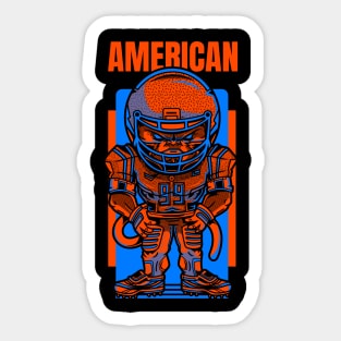 American Football / Urban Streetwear / Football / Football Fan / Football Player Sticker